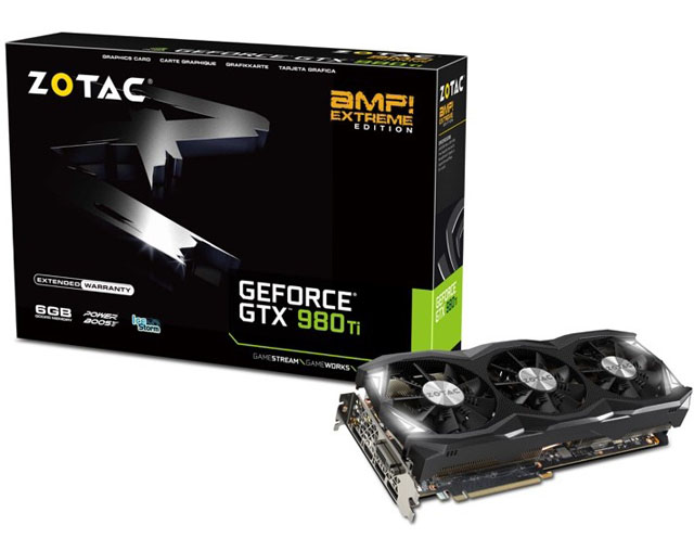 Fotografie a specifikace grafiky GeForce GTX 980 Ti od různých výrobců