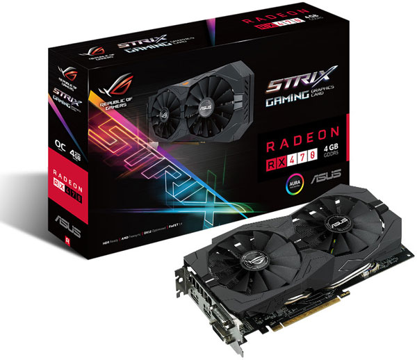 Grafická karta AMD Radeon RX 470 – ASUS ROG STRIX-RX470-O4G-GAMING