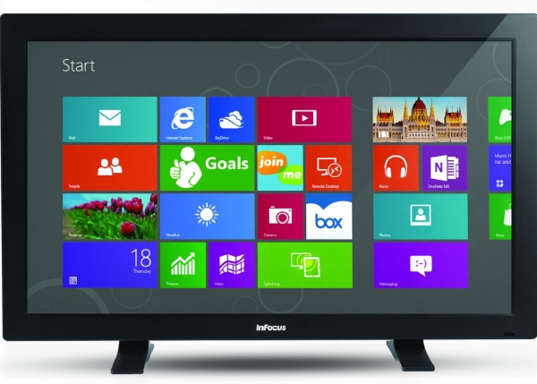 InFocus all-in-one systém s 55“ displejem a Windows 8 Pro