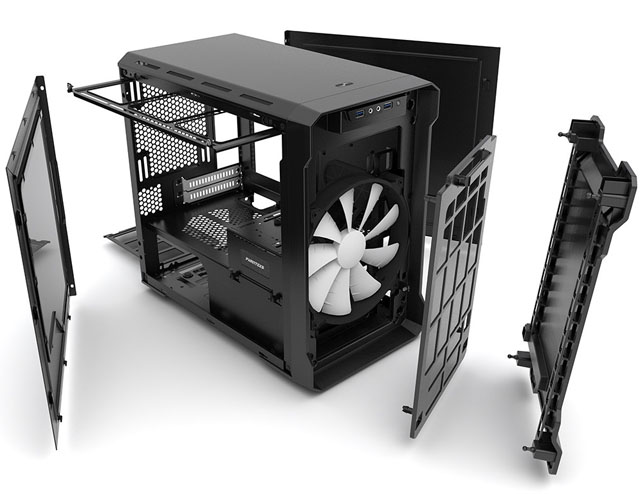 Phanteks EVOLV ITX: chystaná kompaktní PC skříň s prostorem pro vodní chlazení a grafiky s délkou až 33 cm