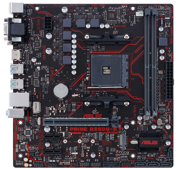 Asus Prime B350M-E: cenově dostupná micro-ATX deska s paticí AM4