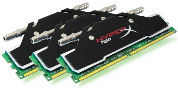 Kingston připravil luxusní vodou chlazené DDR3 operační paměti HyperX H2O