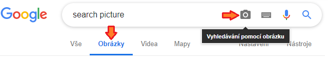 Hledání pomocí obrázku
