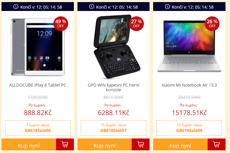 V obchodě Gearbest probíhá velký výprodej Make Your Life Smart