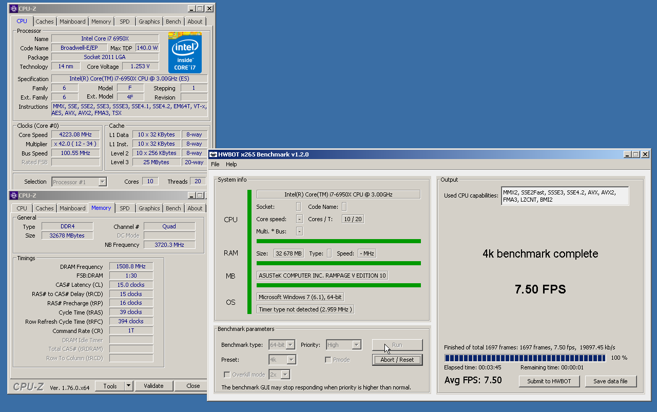 Přetaktování monstra Intel Core i7-6950X Broadwell-E