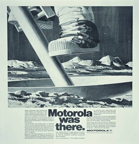 Motorola si připomíná misi Apollo 11 na Měsíci