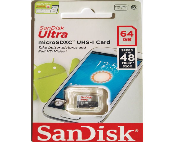 Sandisk Ultra Adroid Class 64 GB