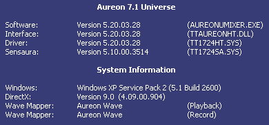 Terratec Aureon 7.1 - věrný zvuk na počítači?