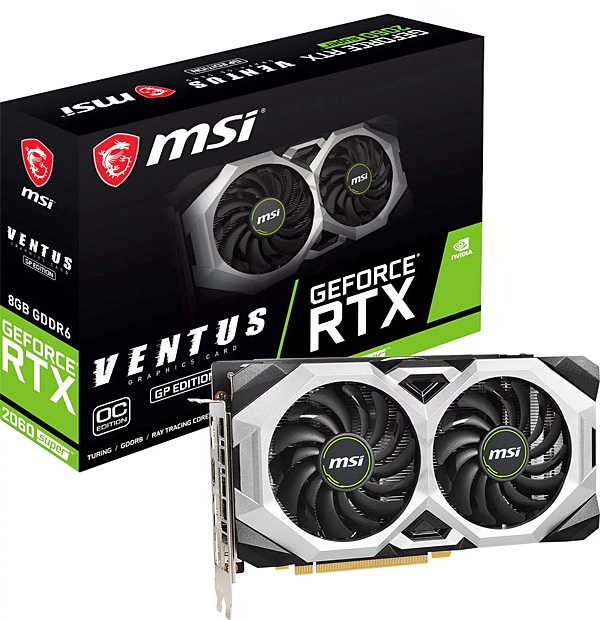 Grafická karta nVidia GeForce RTX 2060 Super - MSI GeForce RTX 2060 SUPER VENTUS GP OC