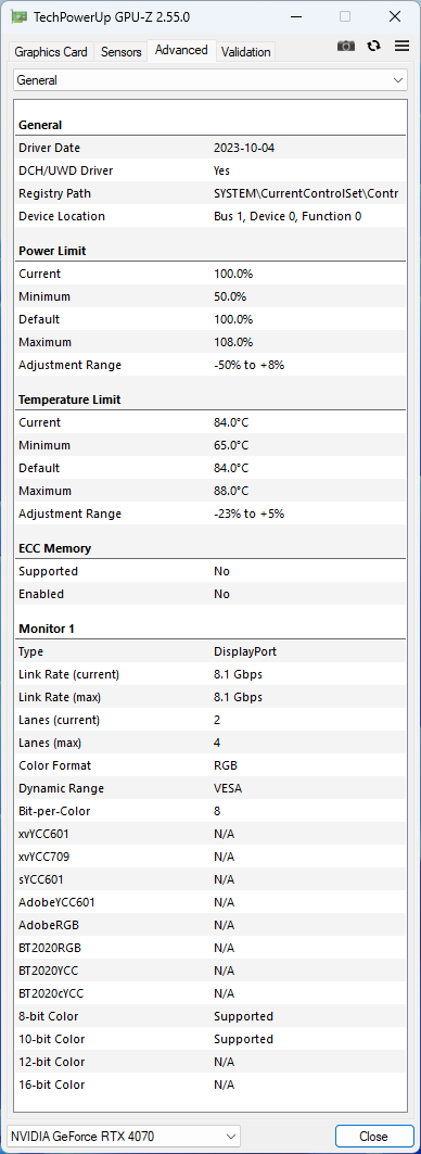 Asus TUF Gaming GF RTX 4070 12 GB GDDR6X OC Edition: Když není co zlepšovat