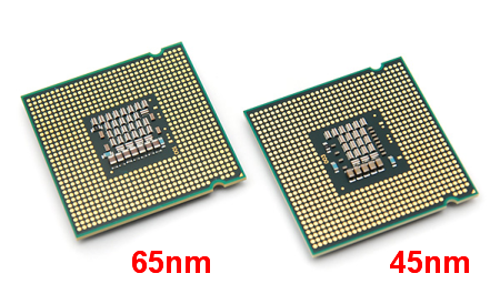 První 45nm dvoujádra na trhu - Core 2 Duo E8200 a E 8400