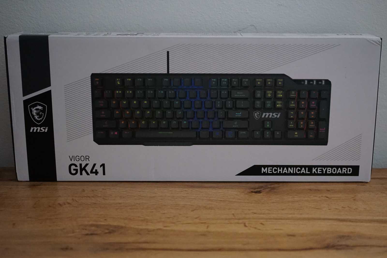 Recenze MSI Vigor GK41: levnější mechanická klávesnice s lineárními spínači