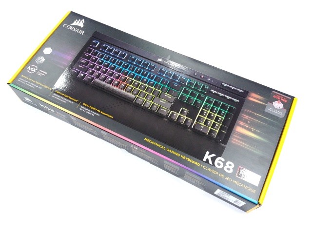 Corsair K68 RGB: tak vypadá odolná mechanika