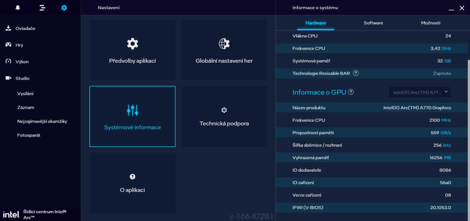 Acer Predator BiFrost Intel Arc A770 OC: 16 GB paměti za devět tisíc