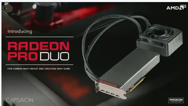 AMD na GDC 2016: grafika Radeon Pro Duo se dvěma čipy Fiji, plán budoucích GPU a VR/AR headset Sulon Q