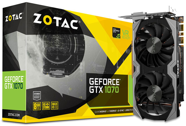 Zotac odhalil GeForce GTX 1070 Mini s kratším PCB a chladičem se dvěma větráky