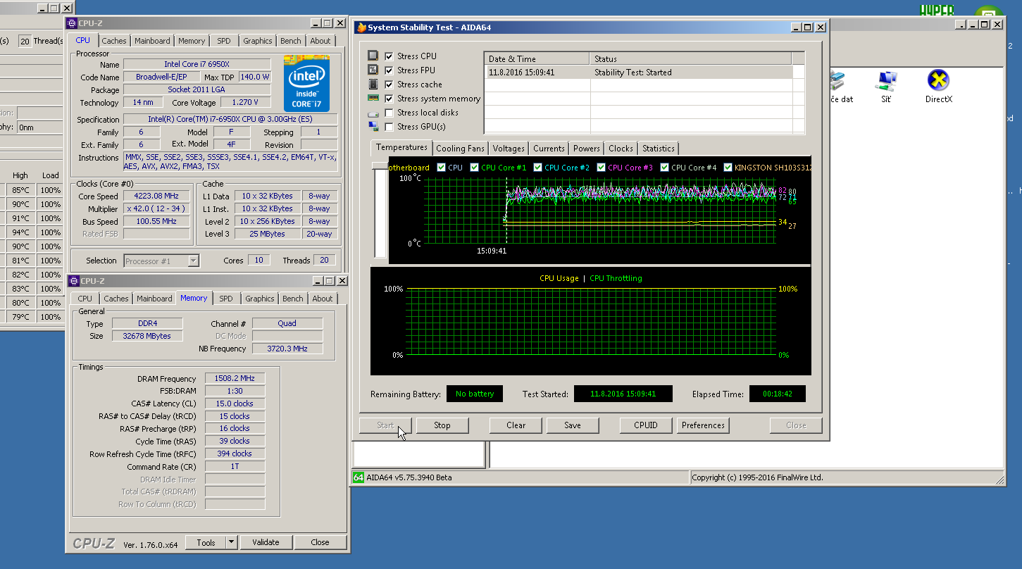 Přetaktování monstra Intel Core i7-6950X Broadwell-E