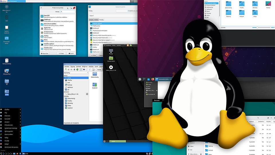 Linux: výběr distribuce na základě preferovaného prostředí