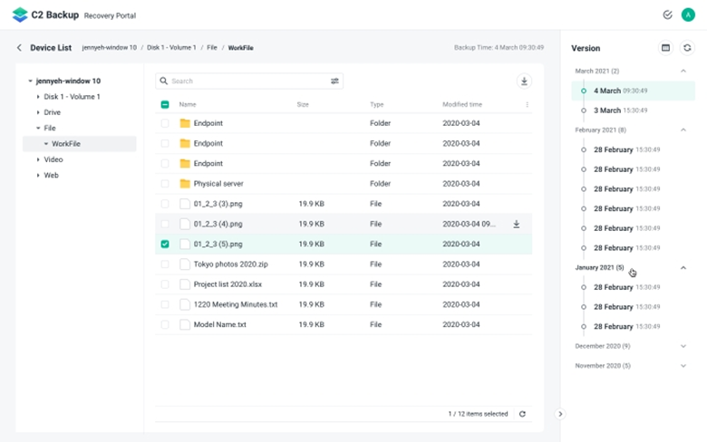 C2 Backup for Business – zabezpečte lokální i cloudovou práci pomocí centralizované a chráněné cloudové platformy