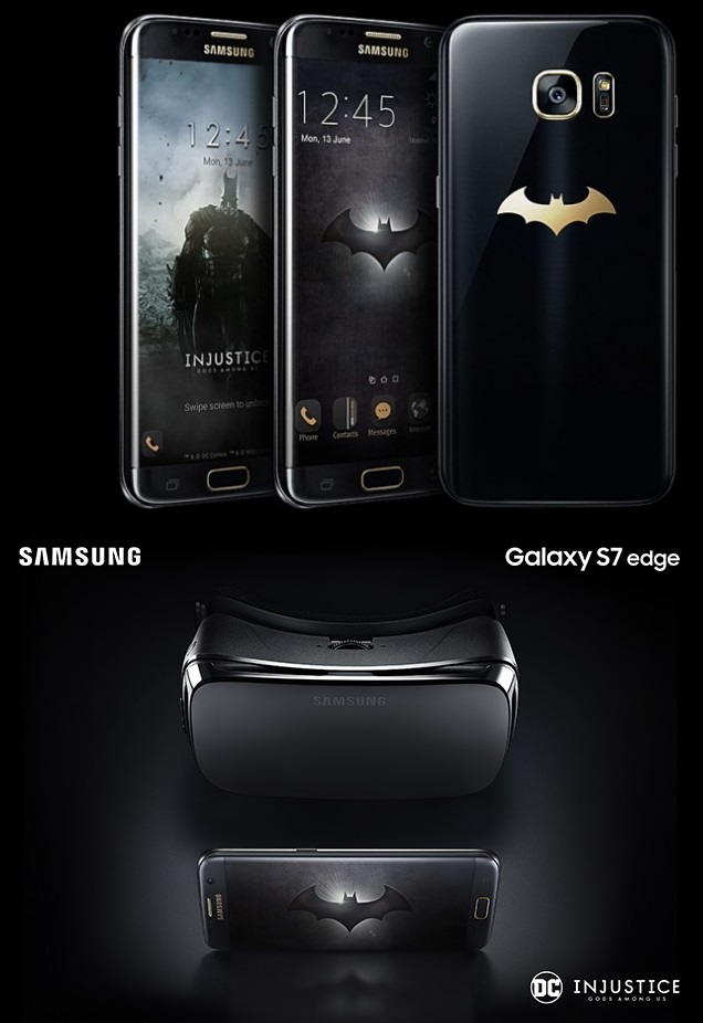 Samsung představil limitovanou edici Galaxy S7 Edge Injustice