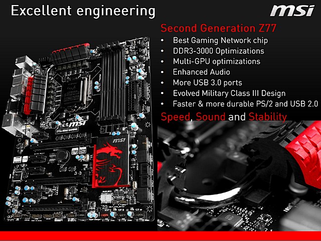 MSI Gaming – dvě základní desky s Intel Z77 pro hráče