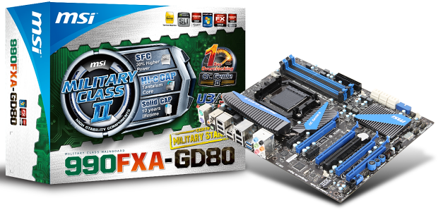 MSI 990FX-GD80 – dostupná deska pro fandy Bulldozeru