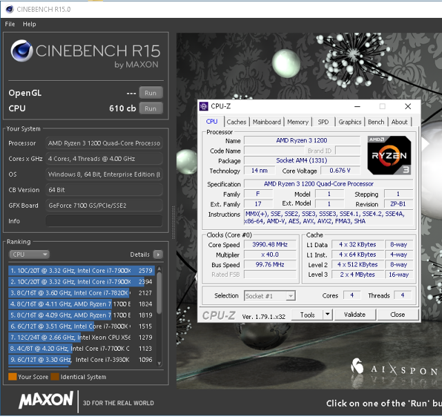 Čtyřjádra AMD Ryzen 3 1300X a 1200 v testu 