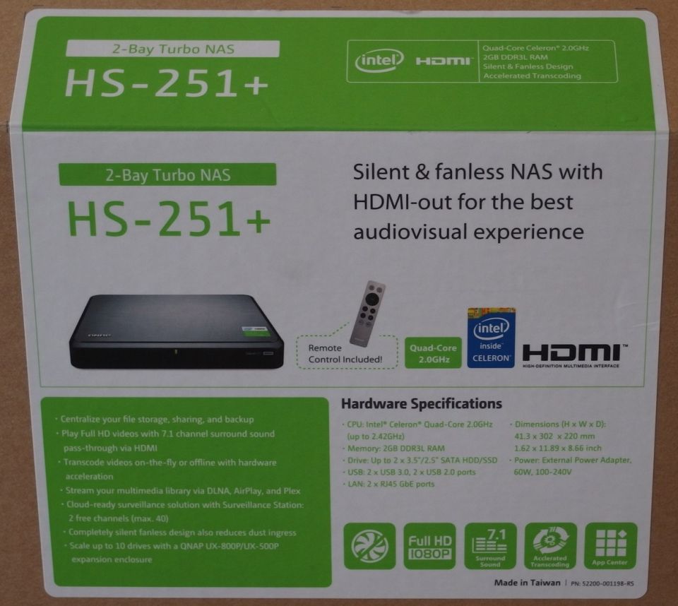 QNAP HS-251+: NAS do obýváku, výkonný a pasivně chlazený