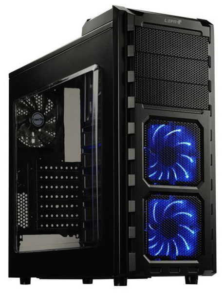 Nová midi-tower PC skříň LPC501 od LEPA nabídne slušný vnitřní prostor a šest pozic pro ventilátory