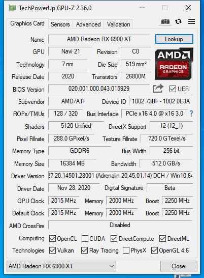 Radeon RX 6900 XT: Nejvýkonnější z nabídky AMD