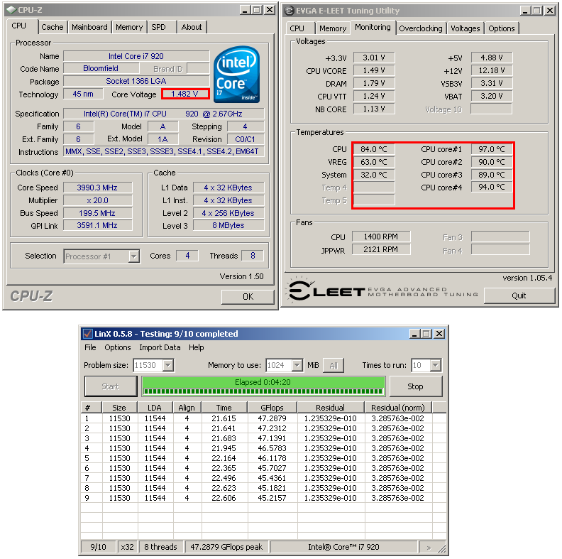 Intel Core i7 920 - Srovnání výrobních revizí C0 a D0