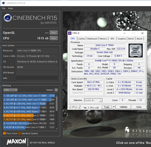 Intel Core i7-7800X: Šest jader Skylake-X v testu