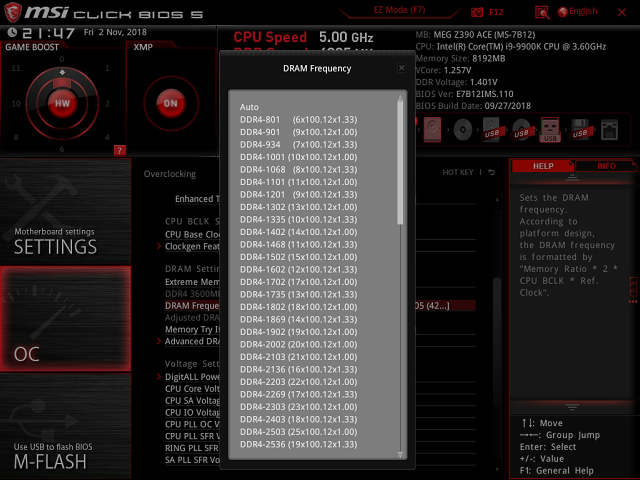 Intel Core i9–9900K a MSI MEG Z390 ACE v testu