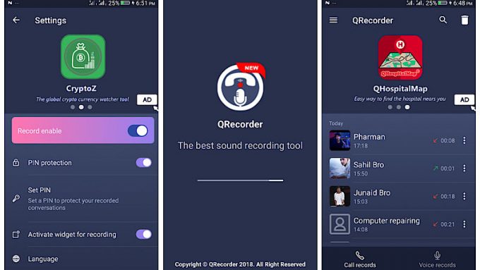 Aplikace QRecorder pro Android krade hesla k bankovnictví 