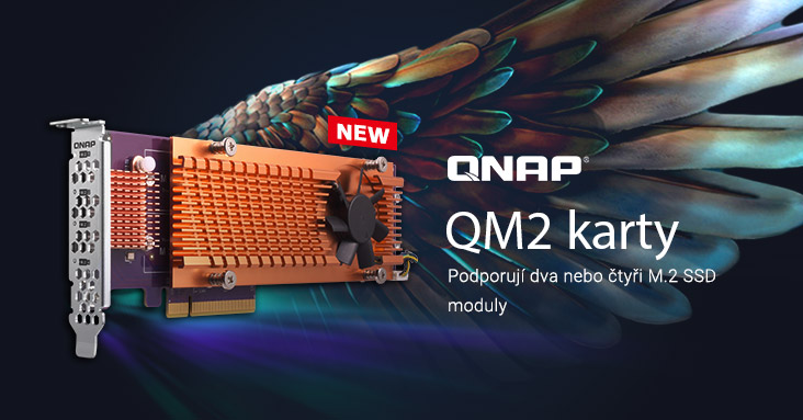 QNAP představuje nové QM2 PCIe karty