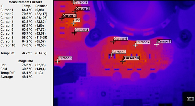 Test čtyř desek Intel Z87 včetně měření termokamerou II.