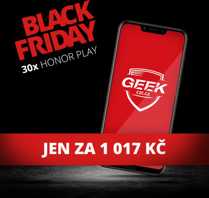 Český obchod poskytne na Honor Play slevu ve výši 88 procent. Ale jen dnes večer!