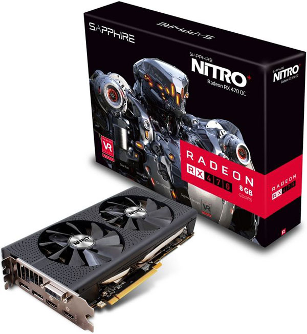 Grafická karta AMD Radeon RX 470 – Sapphire NITRO+ Radeon RX 470 8G D5