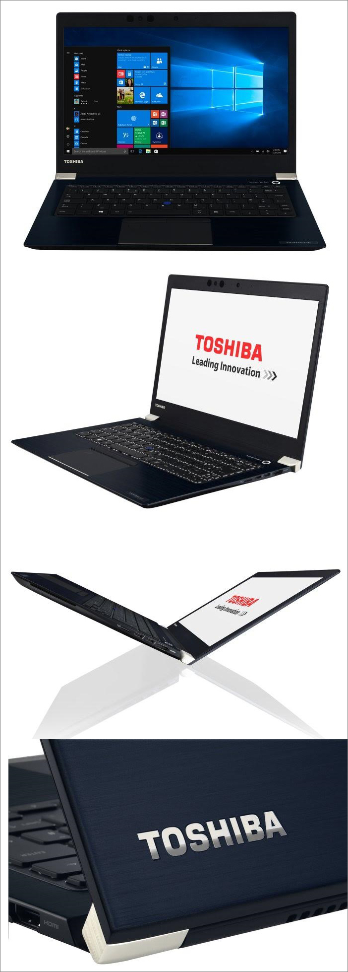 Toshiba Portégé X30 a Tecra X40: firemní notebooky s Kaby Lake a magneziovým šasi 