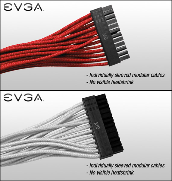 EVGA uvádí na trh sadu napájecích kabelů pro PSU SuperNOVA G2 a P2