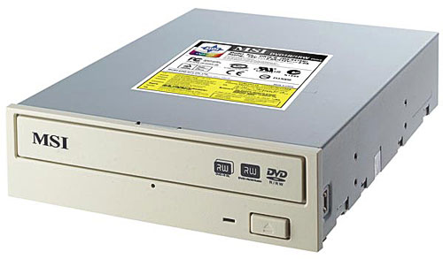 MSI DR16-B, čipování motoru na verzi "DVD+R DL"