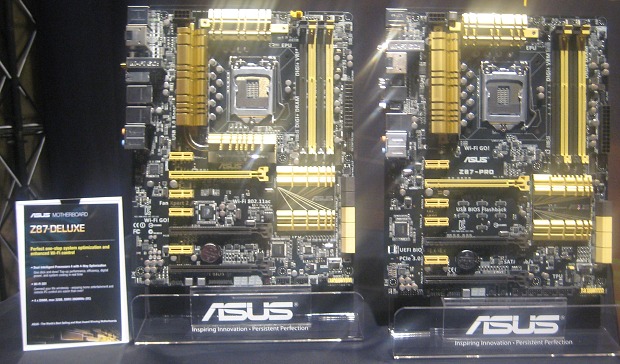 Čipset Z87 oficiálně – Asus představil nové základní desky