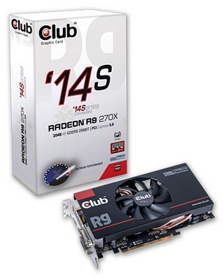 Club 3D představuje Radeony R9 270/270X '14Series