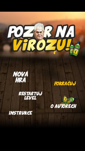 Ve hře Viróza pro iOS si můžeš dát frťánka