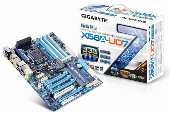 Gigabyte X58A-UD7 — hýčkejte náležitě svůj Nehalem