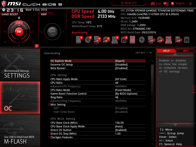 Skylake a MSI Z170A XPOWER Gaming Titanium Edition