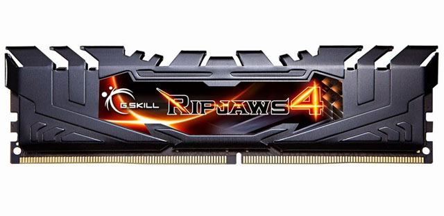 G.Skill rozšiřuje svoji řadu DDR4 operačních pamětí Ripjaws 4 o paměťový kit s taktem 3666 MHz