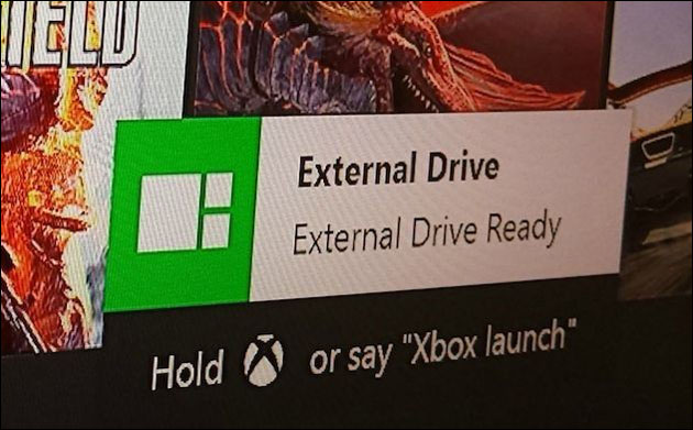 Xbox One snad bude mít podporu připojení externích disků 