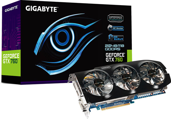 Přehled GeForce GTX 760 od jednotlivých výrobců