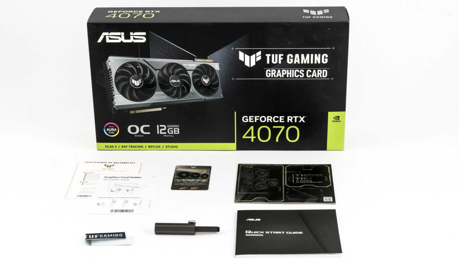 Asus TUF Gaming GF RTX 4070 12 GB GDDR6X OC Edition: Když není co zlepšovat